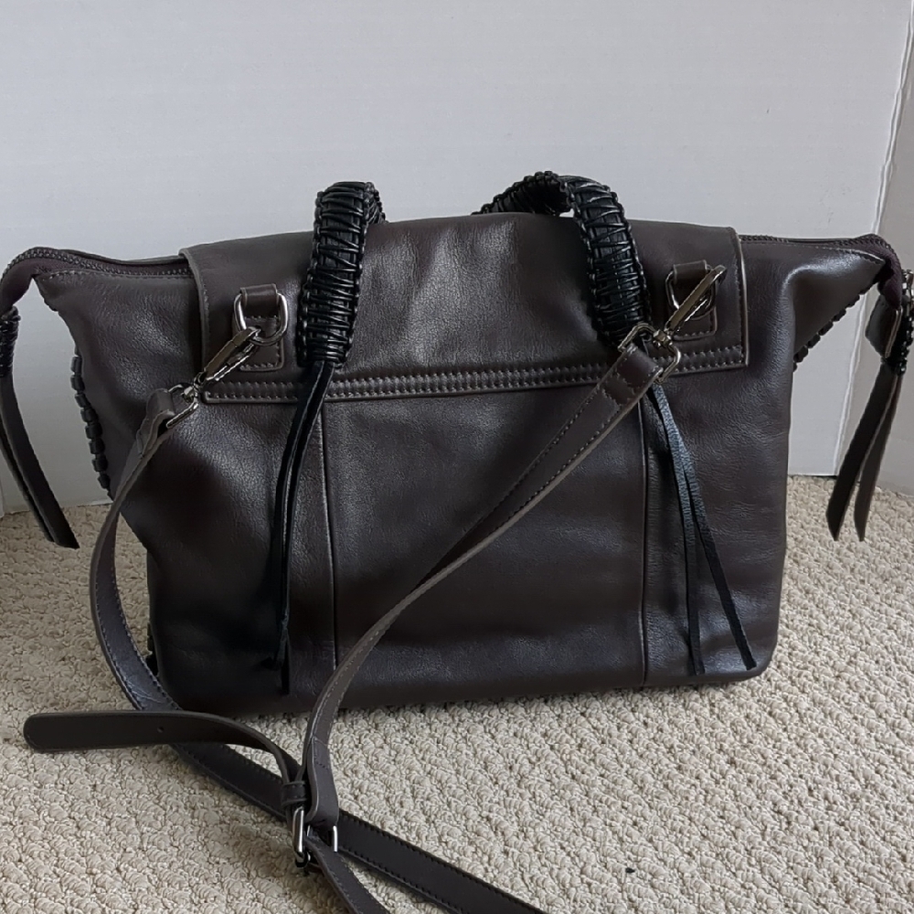 Cowboy Style Dark Brown Crossbody Bag